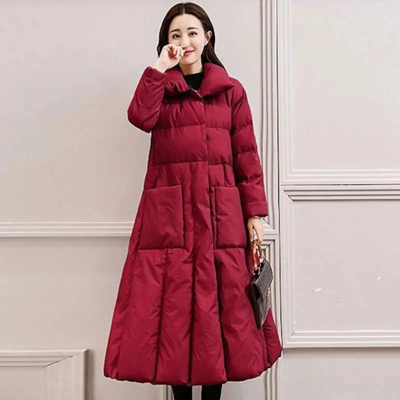 Women's Casual Long Down Parka