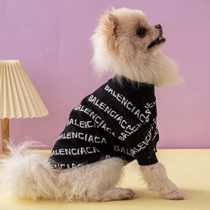 Weicher, warmer Hunde-Strickpullover – Welpen-Pullover-Mantel