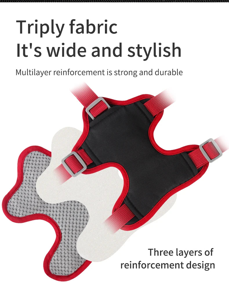 Pet Rainproof Bulldog Anti-slip Night Reflective Harnesses