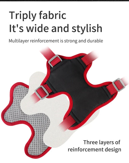 Pet Rainproof Bulldog Anti-slip Night Reflective Harnesses