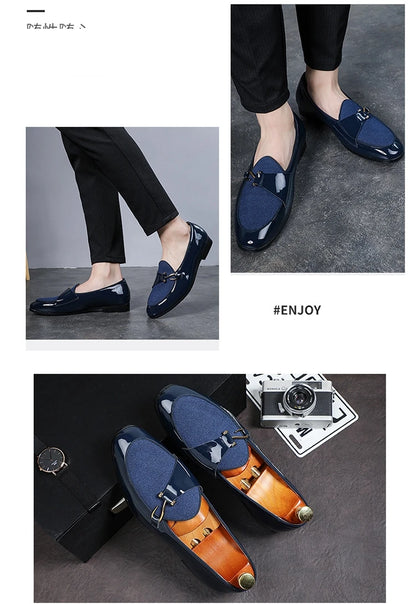 Mocassins à bride moine pour hommes