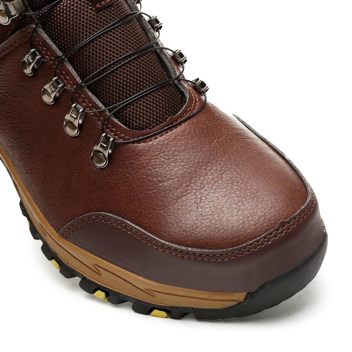 Men's Rotating Button Safety Work Boots