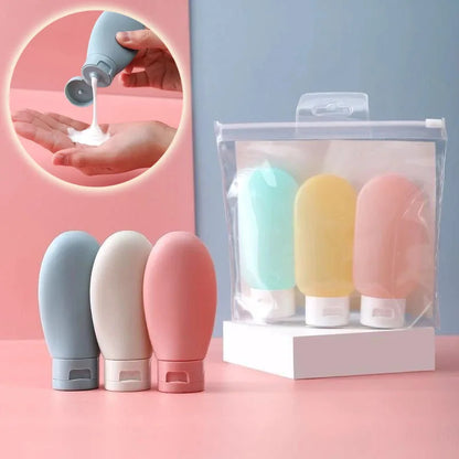 Portable Silicone Travel Bottles Set