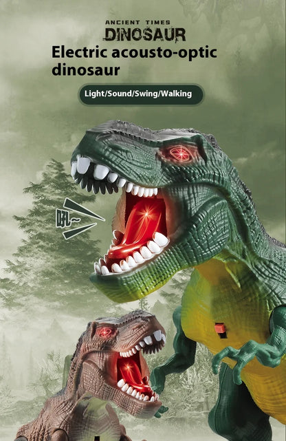 Grand dinosaure robotisé électrique qui marche