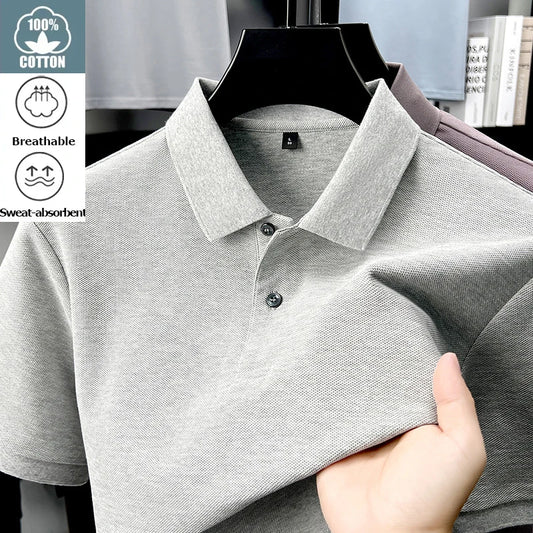Men High Street Ventilate Pullovers Polo Shirt