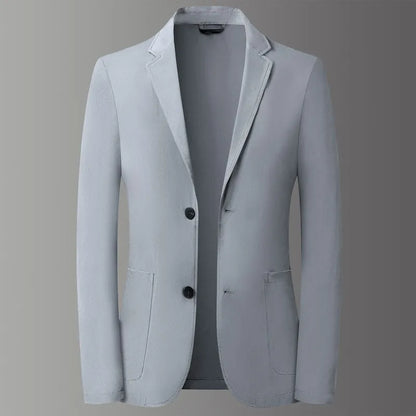 Blazer de costume de loisirs de protection solaire d'été élastique en soie glacée