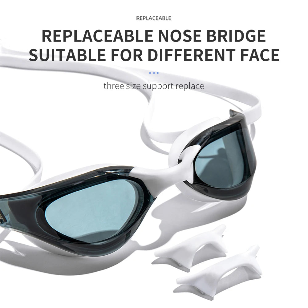 Lunettes de natation UV anti-buée imperméables