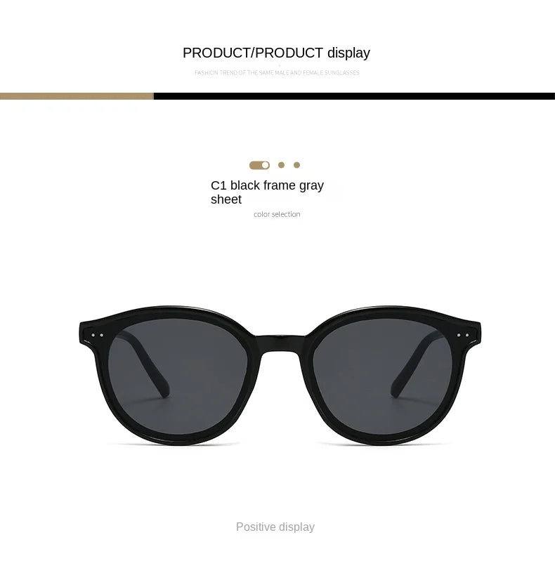 Lunettes de soleil rétro dégradées aux rayons UV