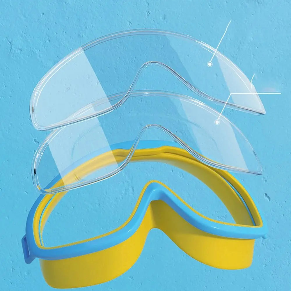 Weitwinkel-Schwimmbrille mit Antibeschlag