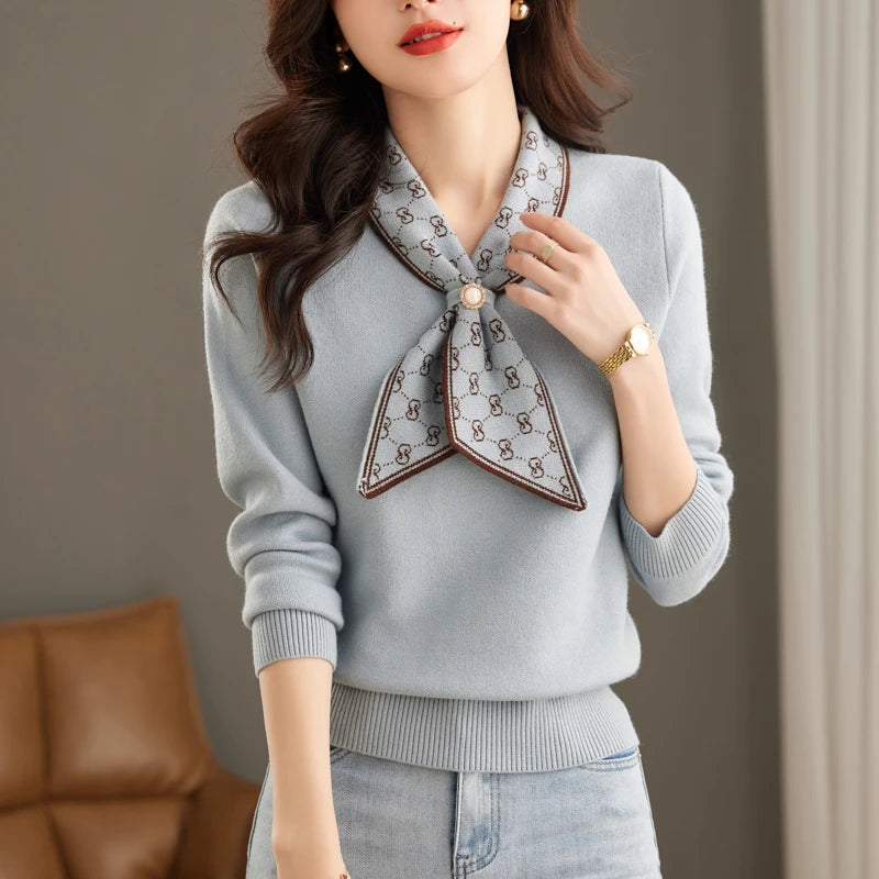 bow sweater
