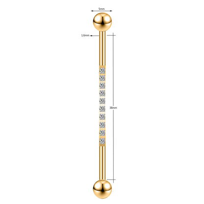 Anneaux de barre en acier inoxydable pour femmes - Boucles d'oreilles pendantes pour le nez 