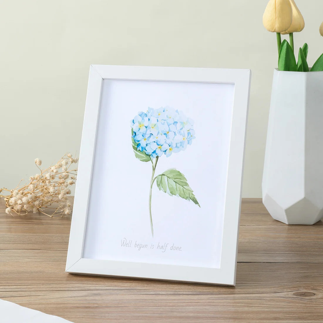 Cadre photo mural en bois