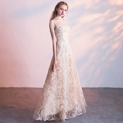 Elegant Long Banquet Dinner Dress