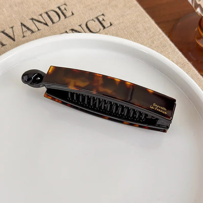 Pinces à cheveux torsadées - Pince verticale minimaliste pour queue de cheval