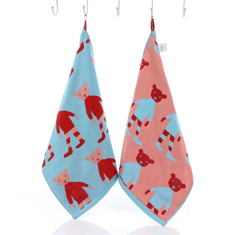 100 % Baumwollmusselin, 5-teilig, Babywaschlappen