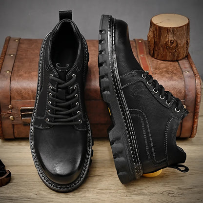 Men's Genuine Leather Italian Work Boots