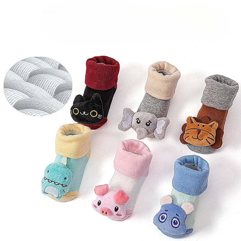 Rutschfeste Mid-Tube-Socken für Kleinkinder