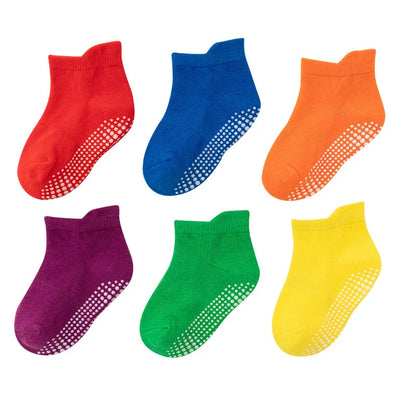 Chaussettes trampoline antidérapantes pour bébé, grandes tailles