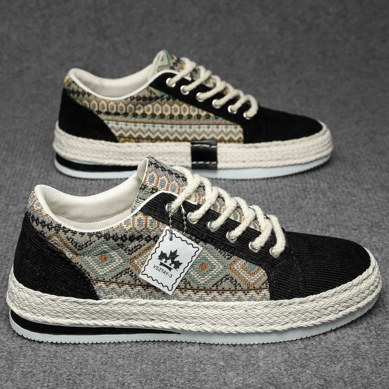 Breathable Men's Canvas Footwear