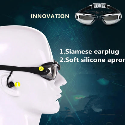 Lunettes dioptriques en silicone anti-buée UV