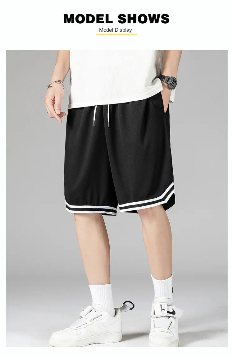 Summer Mesh Breathable Sports Men Shorts