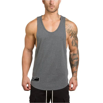 Cotton Bodybuilding Stringer Tank Top