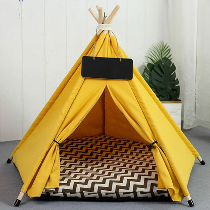 dog bed with tent