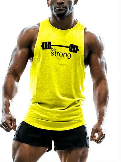 Men's Quick-Dry Sleeveless Sports Tank Top