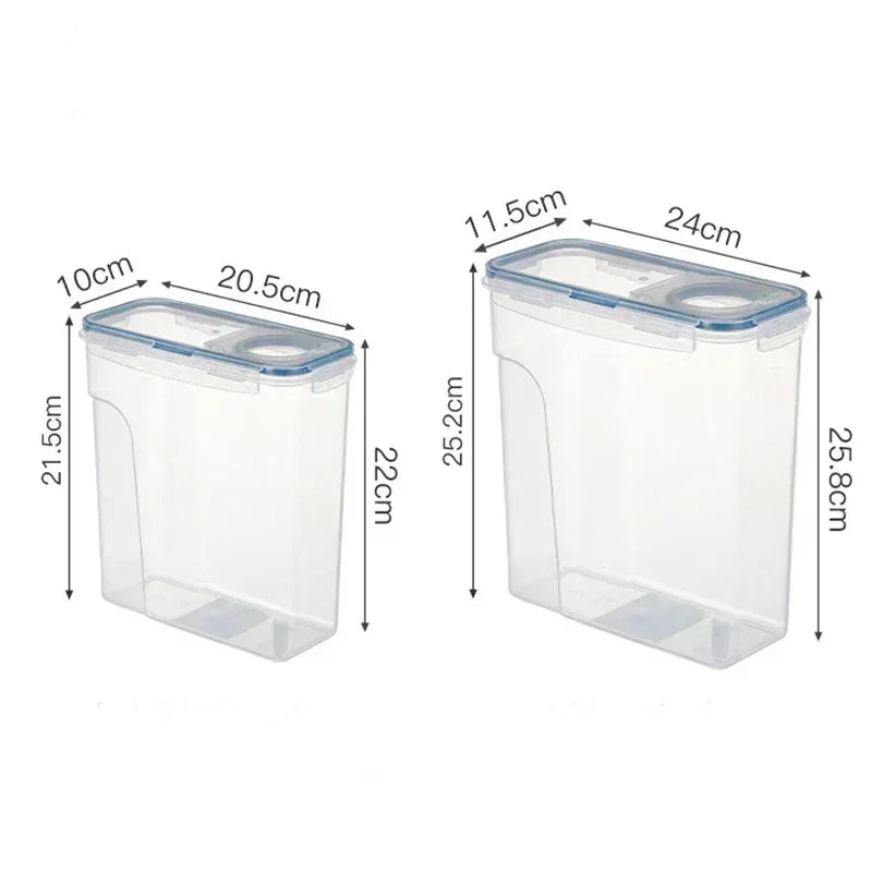 Transparent 4L Airtight Cereal Storage Container