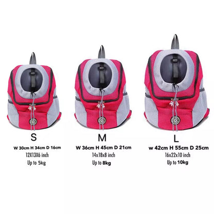 Double Shoulder Outdoor Pet Backpack for Travel