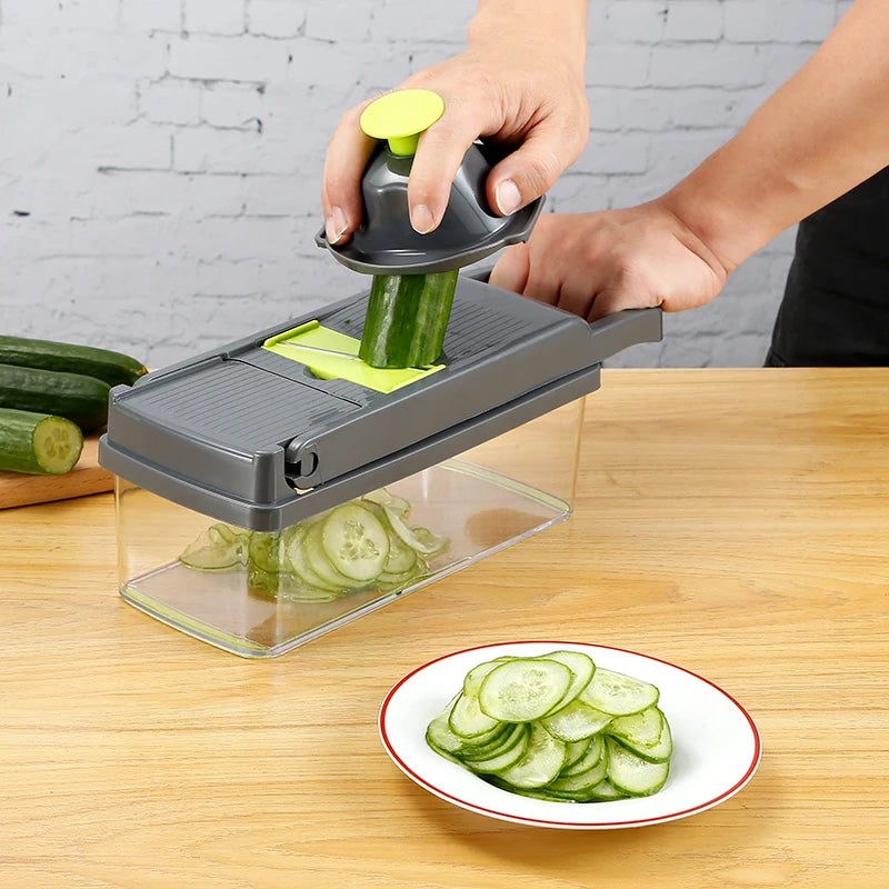 14/16-in-1 Multifunctional Vegetable Chopper & Slicer