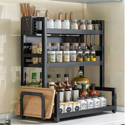 Stainless Steel Kitchen Storage Rack Organizer