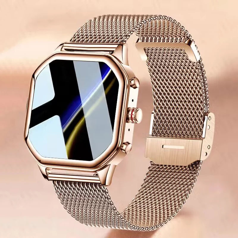 1.4 HD Bluetooth appel étanche et moniteur de fréquence cardiaque dames Smartwatch