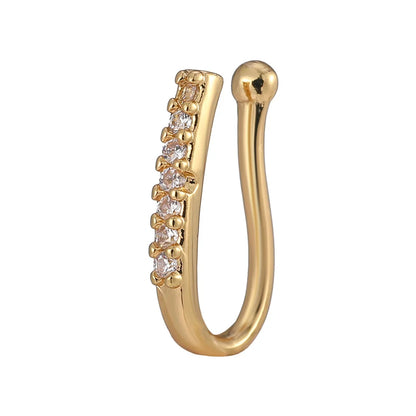 Schicke Nasenmanschetten mit Zirkonia