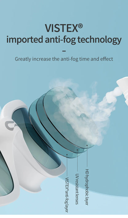 Lunettes de natation antibuée HD réglables