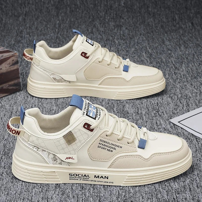 Baskets décontractées à lacets et plateforme