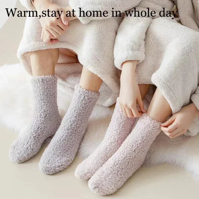 3 Pairs Women & Men Slipper Socks