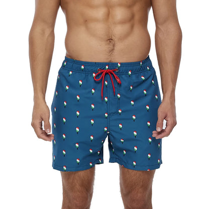 Sommerliche, schnell trocknende Strand-Boardshorts für Herren