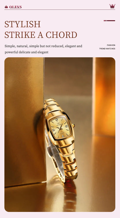 Waterproof Steel Strap Couple Watch Set