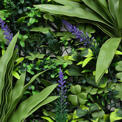 Haie topiaire artificielle en buis protégée contre les UV