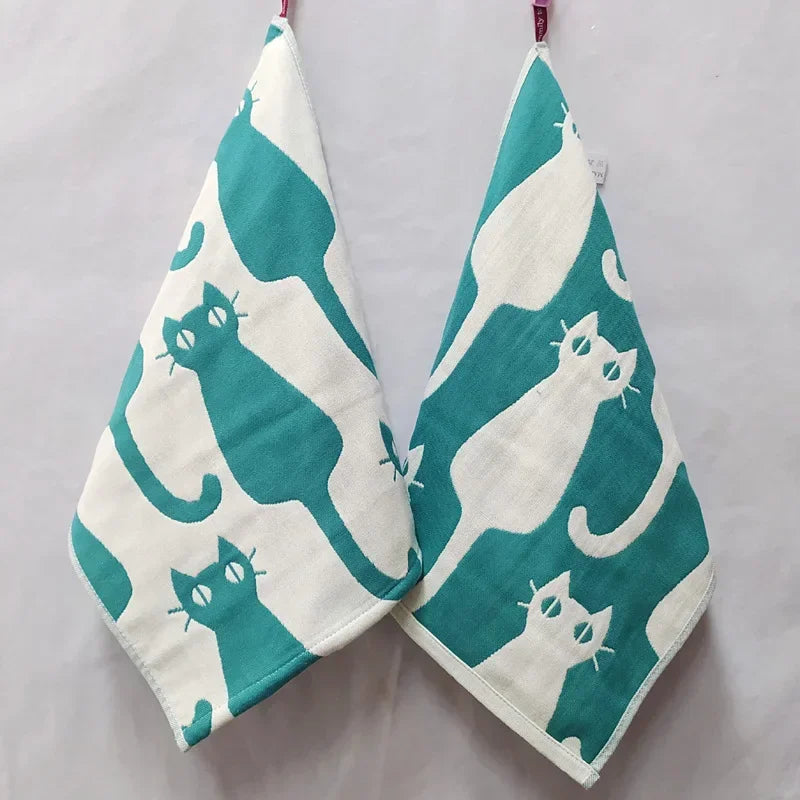 100 % Baumwollmusselin, 5-teilig, Babywaschlappen