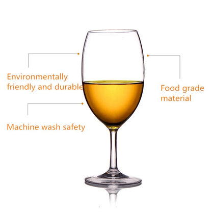 Unbreakable Silicone Plastic Wine Glass 320/550/580ML