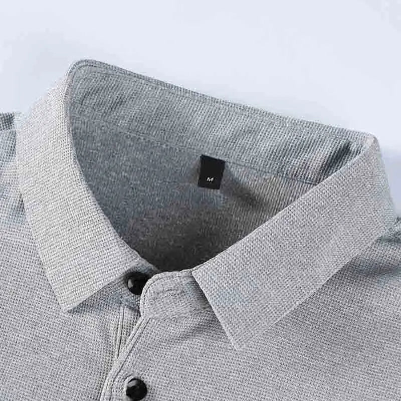 Men Sportwear Long-sleeve Polo Shirt