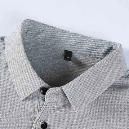 Men Sportwear Long-sleeve Polo Shirt