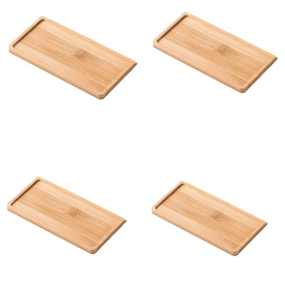 Waterproof Bamboo Wooden Pallet Rectangular Basin Tray