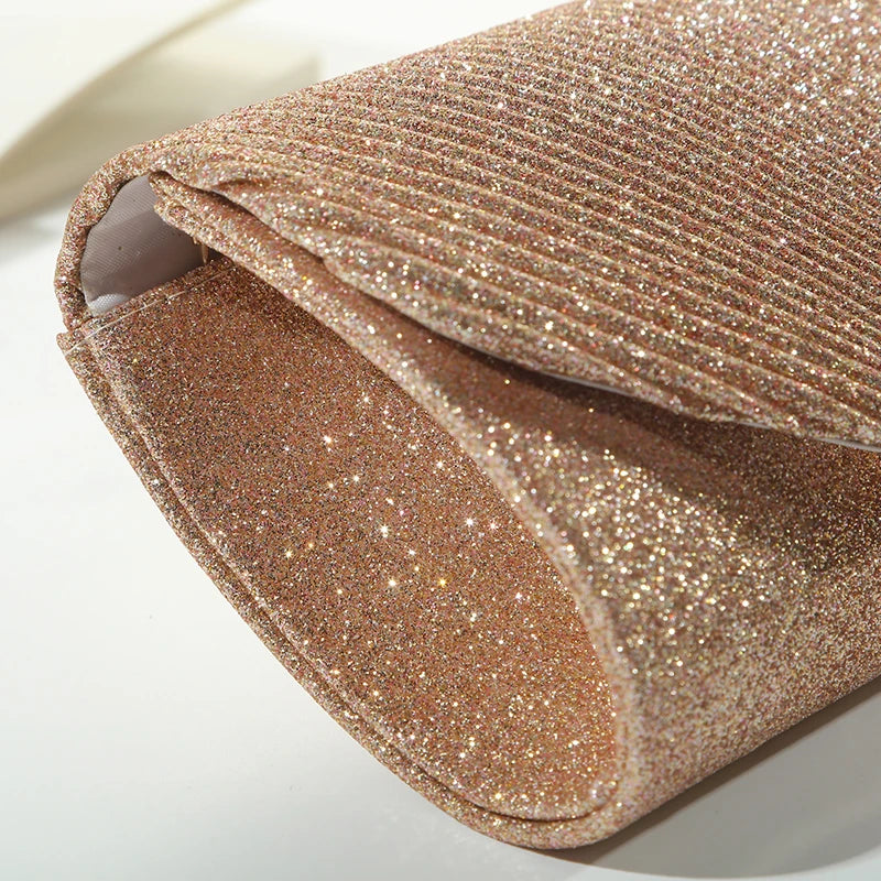 Golden Glitter Clutches