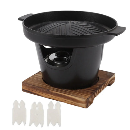 Mini BBQ Alcohol Stove Grill