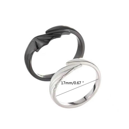 Angel & Devil Adjustable Couple Rings