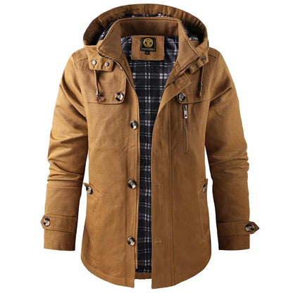 Mid-length Men's Jacket -  Men's Winter Jackets