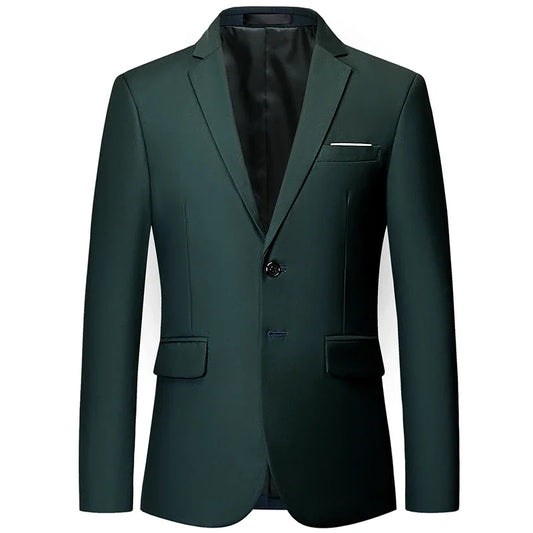 S-6XL Men's Groom Wedding Formal Blazer